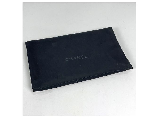 Cartera larga Chanel en piel de becerro granulada negra Negro - vista 8