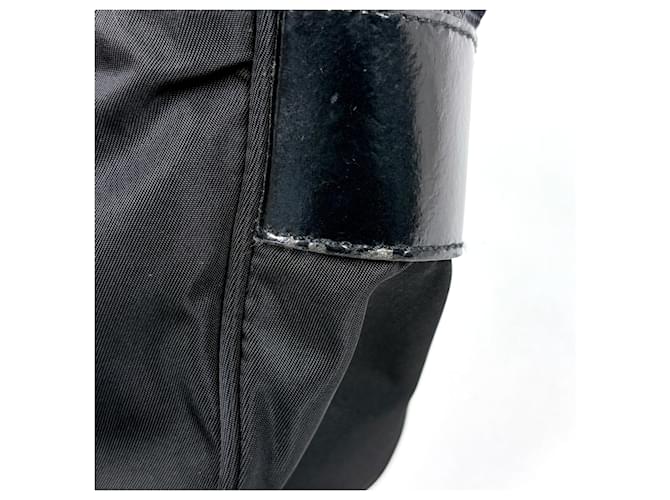 Borsa a tracolla Prada in nylon nero - vista 4