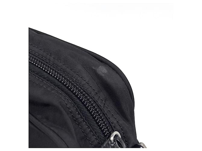 Borsa a tracolla Prada in nylon nero - vista 5