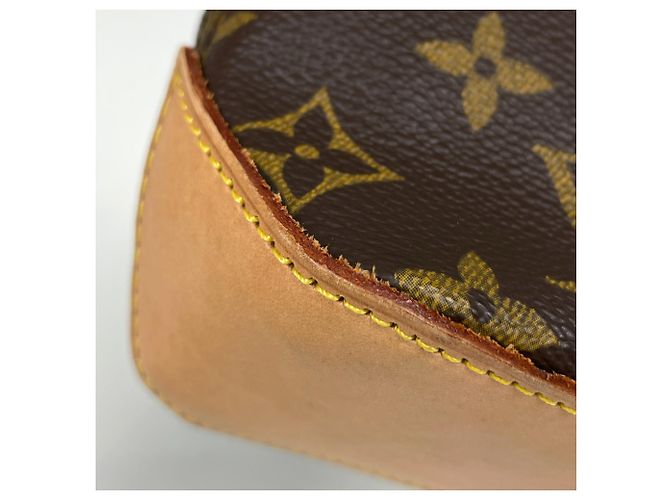 Borsa a tracolla Pochette Louis Vuitton Trotteur Marrone Monogramma - vista 3