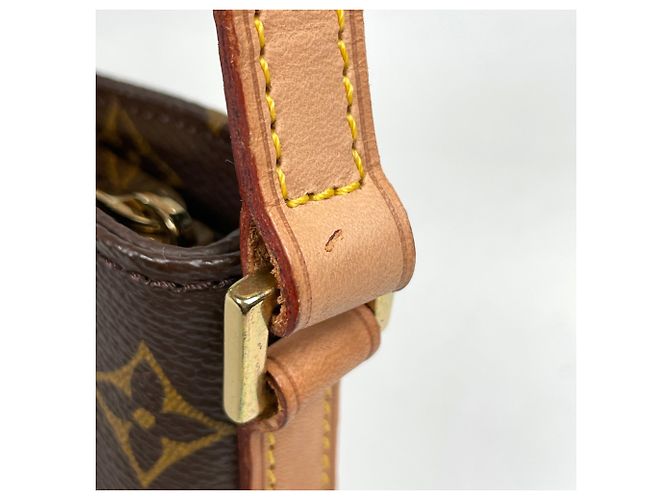 Borsa a tracolla Pochette Louis Vuitton Trotteur Marrone Monogramma - vista 5