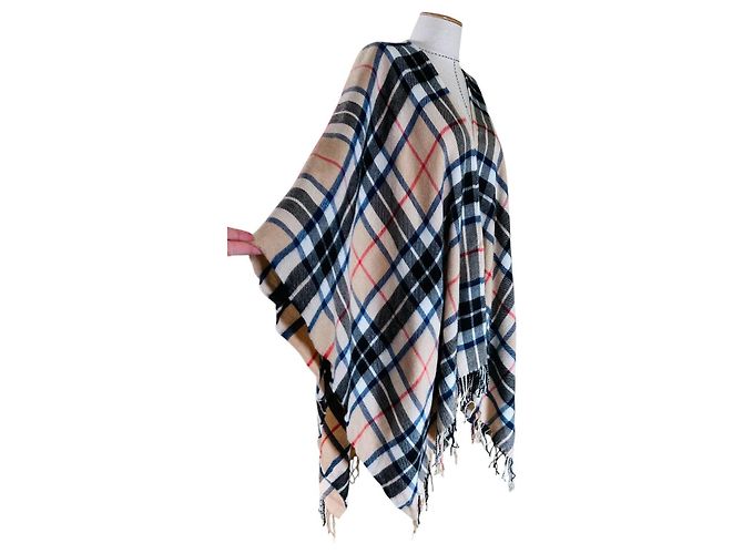 Autre Marque Lochcarron of Scotland Poncho in lana a quadri - vista 3