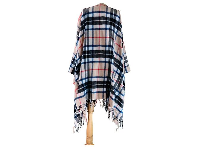 Autre Marque Lochcarron of Scotland Poncho in lana a quadri - vista 4