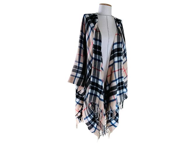 Autre Marque Lochcarron of Scotland Poncho in lana a quadri - vista 5