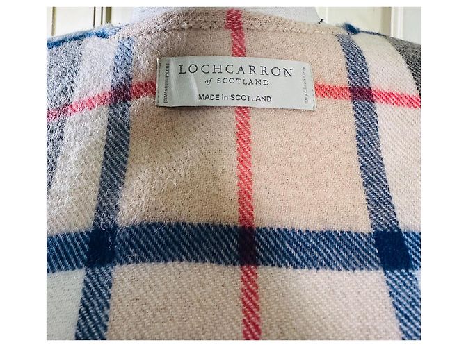 Autre Marque Lochcarron of Scotland Poncho in lana a quadri - vista 6