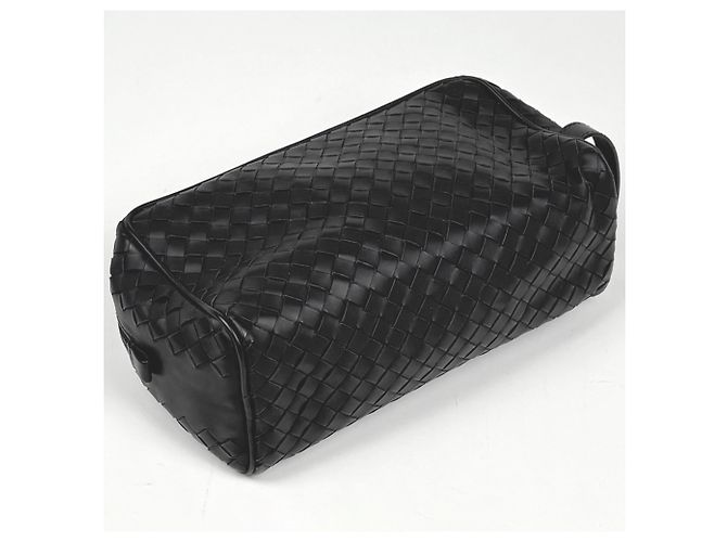 Clutch Bottega Veneta Intrecciato Nero - vista 2