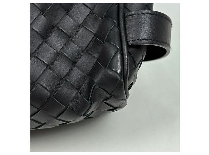 Clutch Bottega Veneta Intrecciato Nero - vista 3