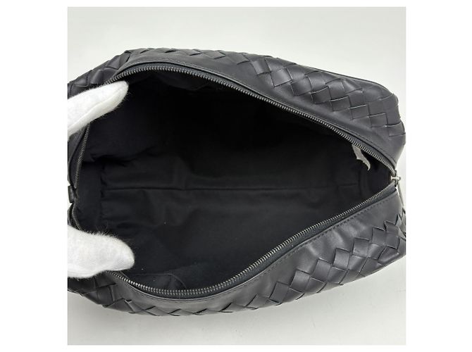 Clutch Bottega Veneta Intrecciato Nero - vista 6