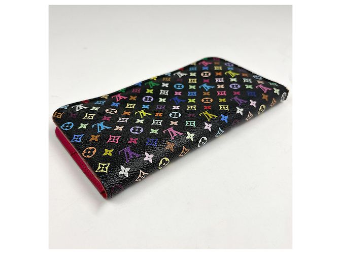 Louis Vuitton Monogram Multicolore Long Wallet Black - view 2