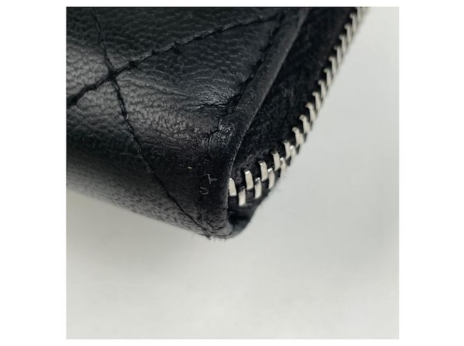Timeless Chanel Coco Mark Long Wallet in Schwarz - Ansicht 3