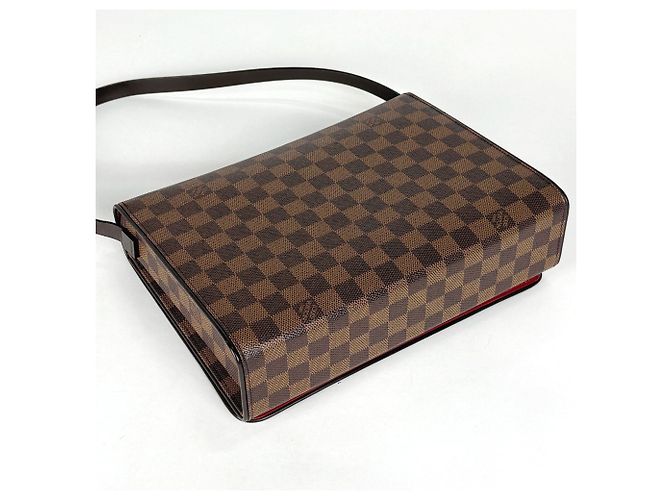 Borsa a Spalla Louis Vuitton Tribeca Carre Marrone Damier ebene - vista 2