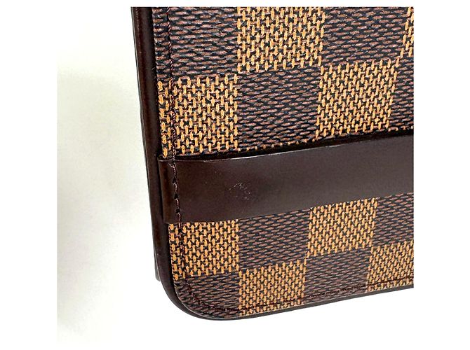 Borsa a Spalla Louis Vuitton Tribeca Carre Marrone Damier ebene - vista 4