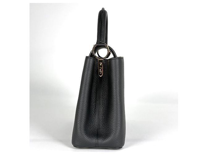 Borsa Louis Vuitton Capucines MM Nero - vista 4