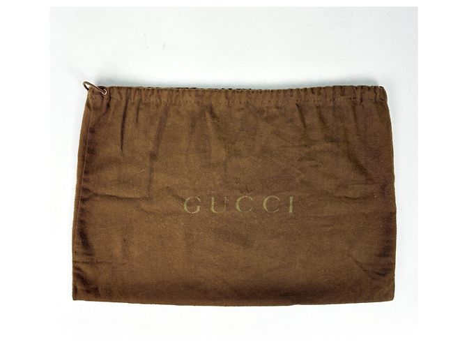Borsa a tracolla Gucci in tela GG beige - vista 9