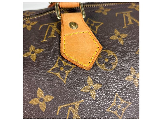 Bolso Louis Vuitton Speedy 40 Castaño Monograma - vista 4