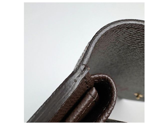 Cartera larga Louis Vuitton Damier Marrón Castaño Damier ebene - vista 4