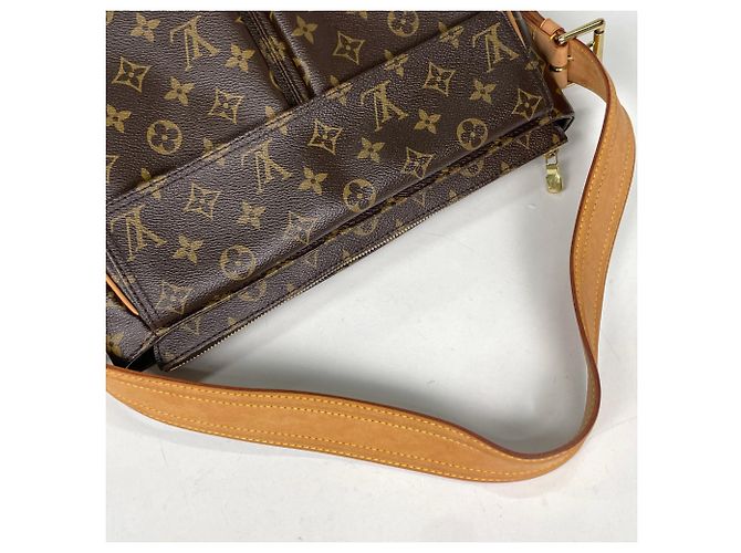 Borsa a tracolla Louis Vuitton Viva Cite GM Marrone Monogramma - vista 6