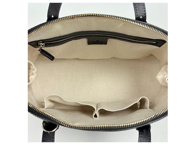 Bolsa Gucci Microguccissima em couro envernizado preto - vista 7