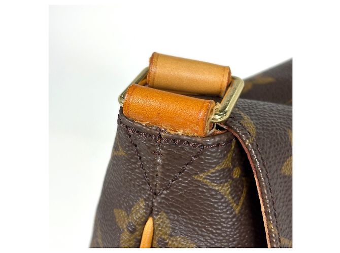 Bolso de Hombro Musette Louis Vuitton Castaño Monograma - vista 4