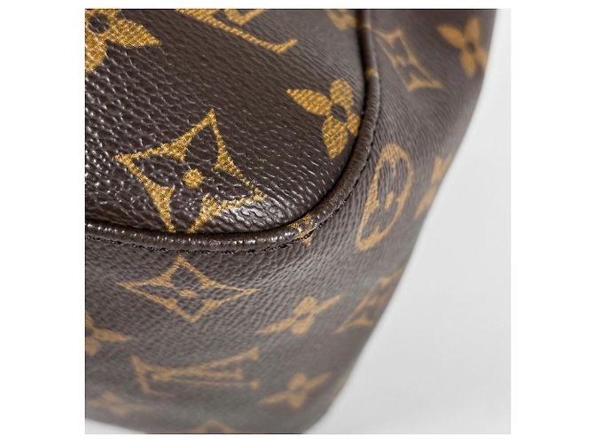 Borsa a Spalla Louis Vuitton Looping GM Marrone Monogramma - vista 3