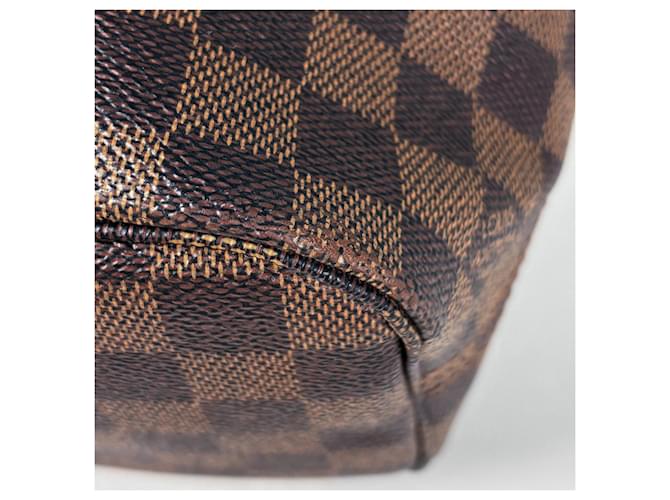 Borsa Louis Vuitton Neverfull PM Marrone Damier ebene - vista 3