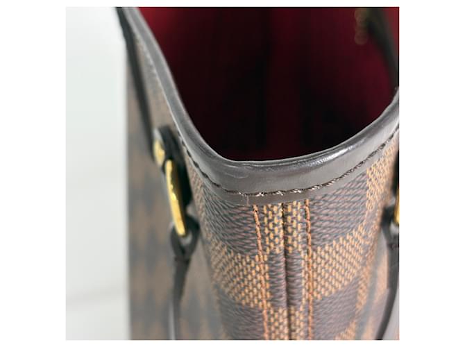 Borsa Louis Vuitton Neverfull PM Marrone Damier ebene - vista 4