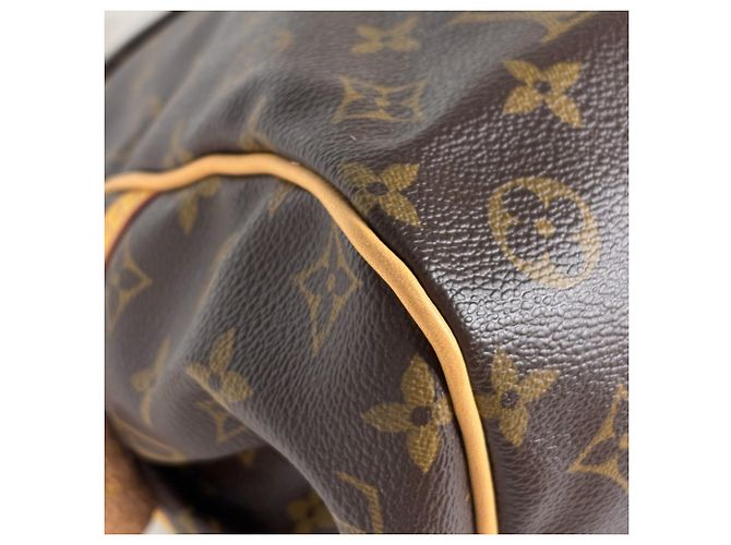 Borsa Tote Louis Vuitton Montorgueil GM Marrone Monogramma - vista 3