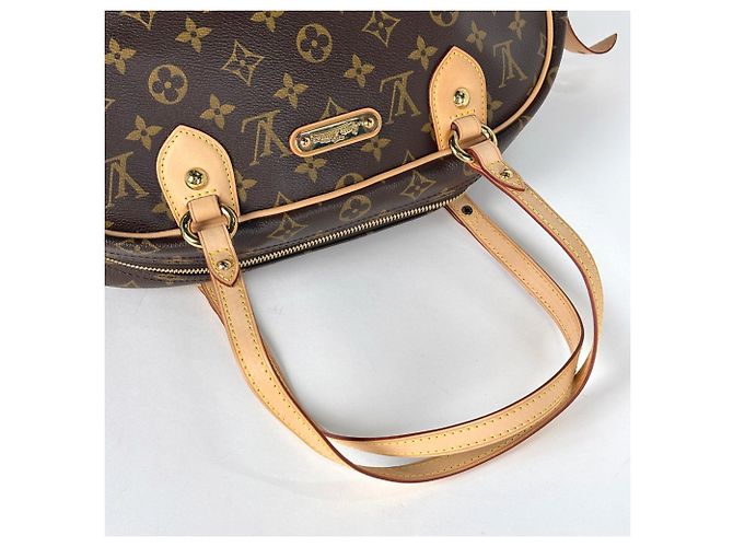Borsa Tote Louis Vuitton Montorgueil GM Marrone Monogramma - vista 7
