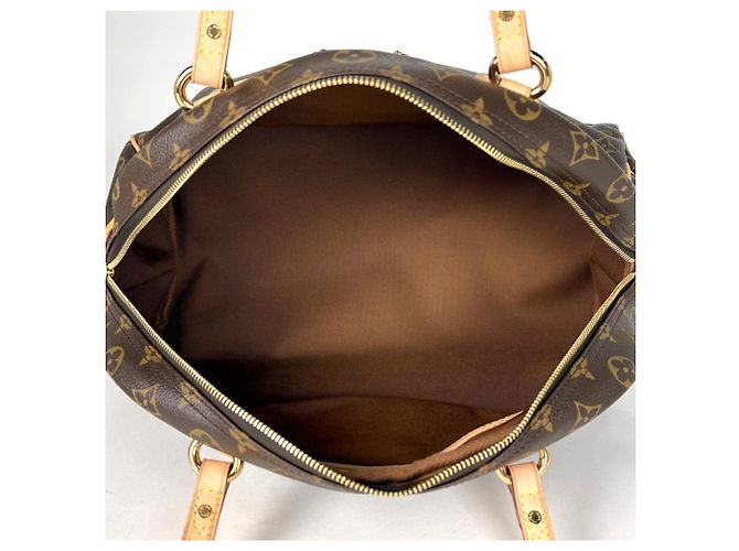 Borsa Tote Louis Vuitton Montorgueil GM Marrone Monogramma - vista 8