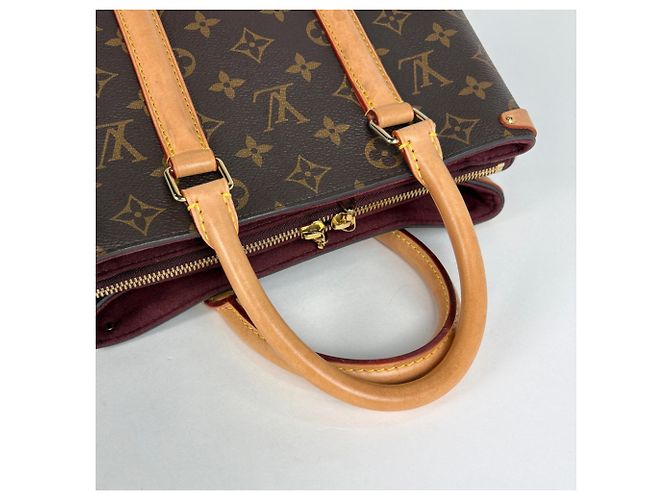 Borsa Louis Vuitton Soufflot BB Marrone Monogramma - vista 7