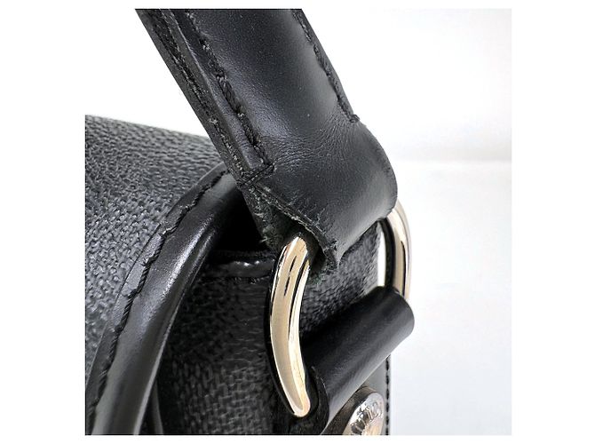 Borsa a tracolla Louis Vuitton Daniel MM Nero - vista 4