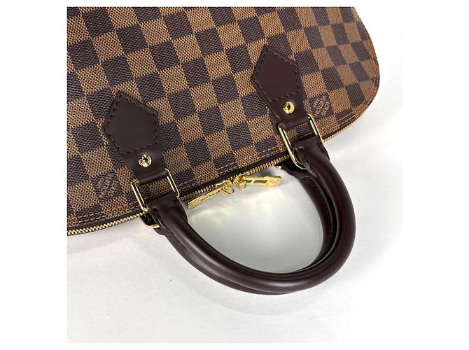 Borsa Louis Vuitton Alma in Damier Brown Marrone Damier ebene - vista 6