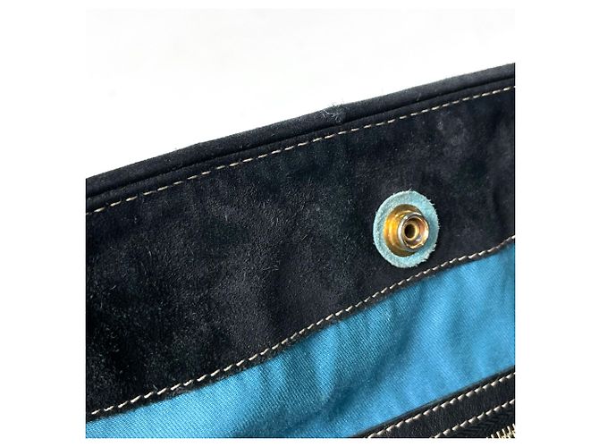 Gucci Babushka Crest Wildleder-Tote-Bag Schwarz - Ansicht 7