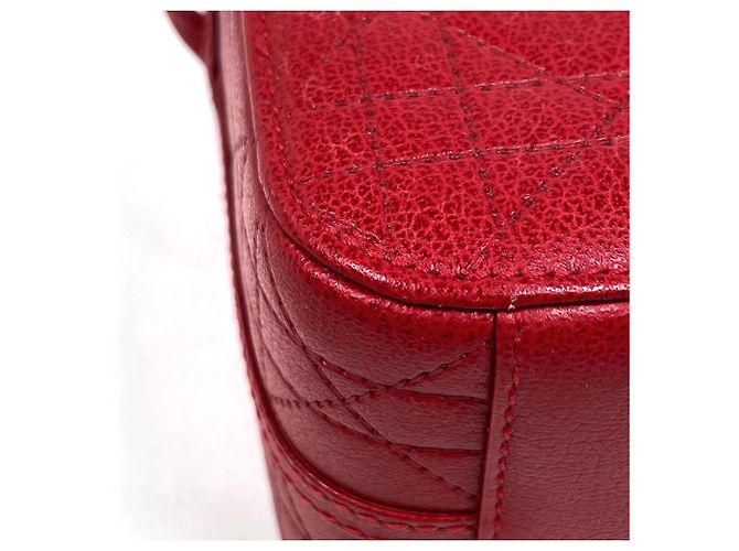 Christian Dior Cannage Vanity Bag Rot - Ansicht 3