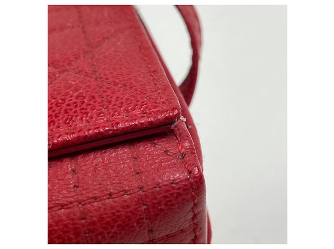 Christian Dior Cannage Vanity Bag Rot - Ansicht 4
