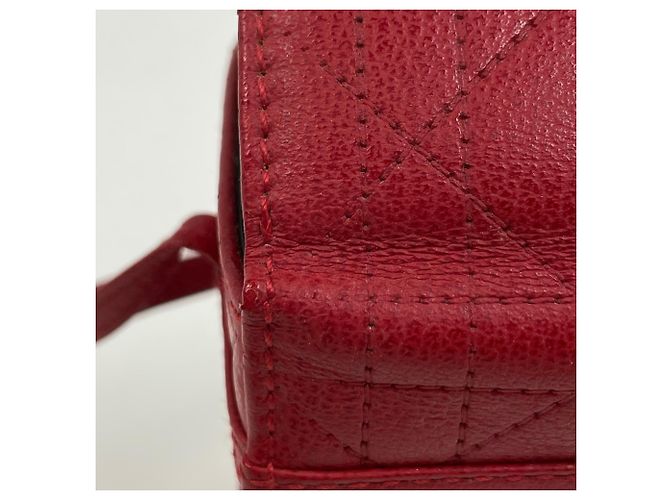 Christian Dior Cannage Vanity Bag Rot - Ansicht 6