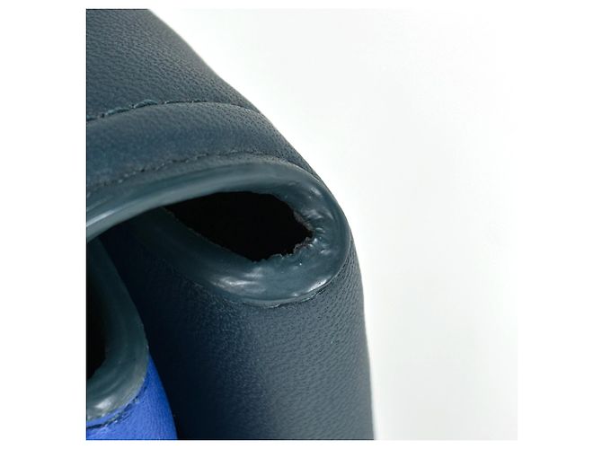 Sac à bandoulière 2-Way Piazza Small Intrecciato Bottega Veneta Noir Bleu Vert - vue 5