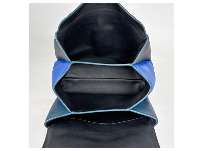Sac à bandoulière 2-Way Piazza Small Intrecciato Bottega Veneta Noir Bleu Vert - vue 8