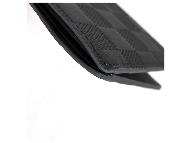 Louis Vuitton Portefeuille Multiple Bi-fold Wallet Nero - vista 4