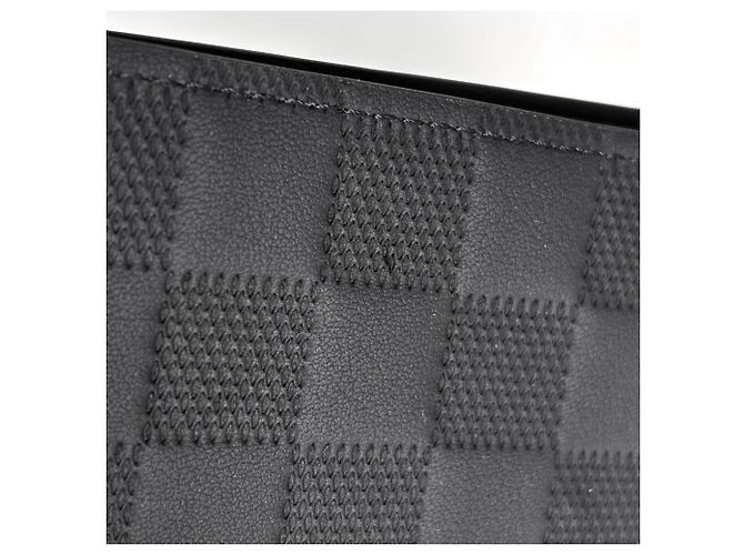 Louis Vuitton Portefeuille Multiple Bi-fold Wallet Nero - vista 5