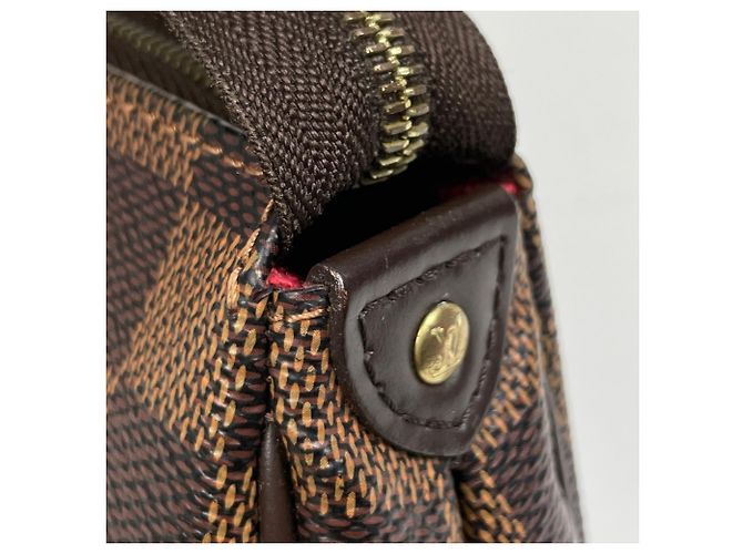 Borsa a tracolla 2-Way Louis Vuitton Eva Marrone Damier ebene - vista 4