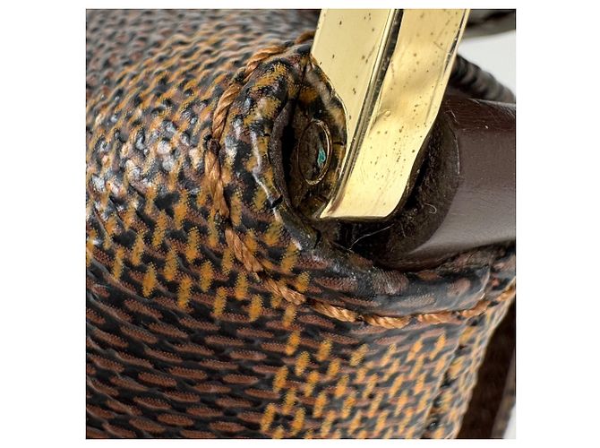 Borsa a tracolla lunga Musette Tango Louis Vuitton Marrone Damier ebene - vista 5