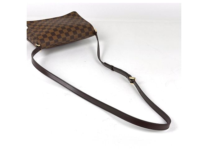 Borsa a tracolla lunga Musette Tango Louis Vuitton Marrone Damier ebene - vista 6