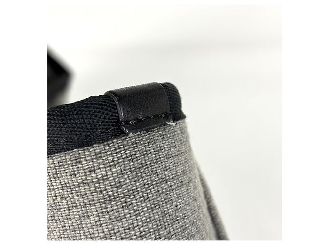Borsa Tote Chanel Deauville Marrone - vista 4