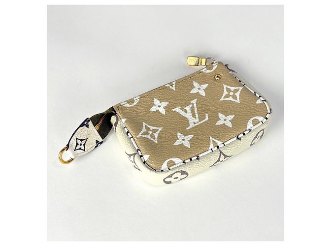 Louis Vuitton Mini Pochette Accessoires Beige Cachi - vista 2