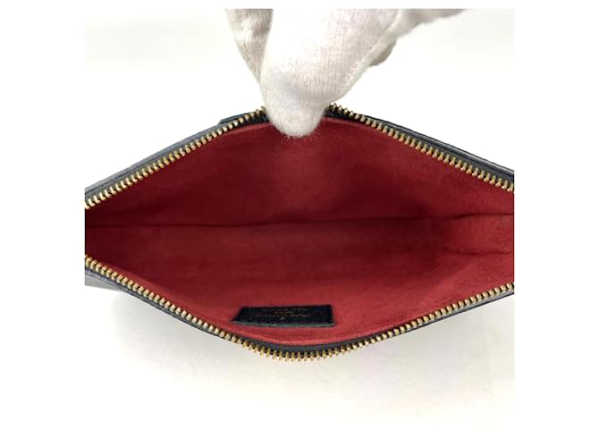 Louis Vuitton Monogram Empreinte Multi Pochette Accessoires Nero Beige - vista 11