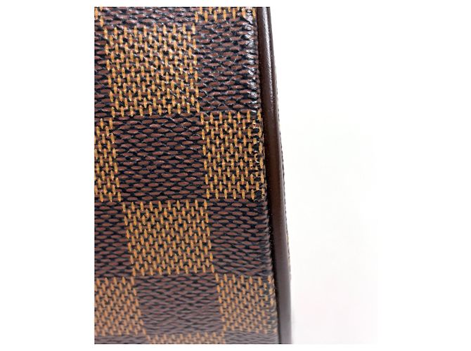 Borsa Louis Vuitton Papillon 26 Marrone Damier ebene - vista 4