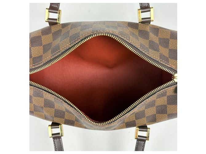 Borsa Louis Vuitton Papillon 26 Marrone Damier ebene - vista 6