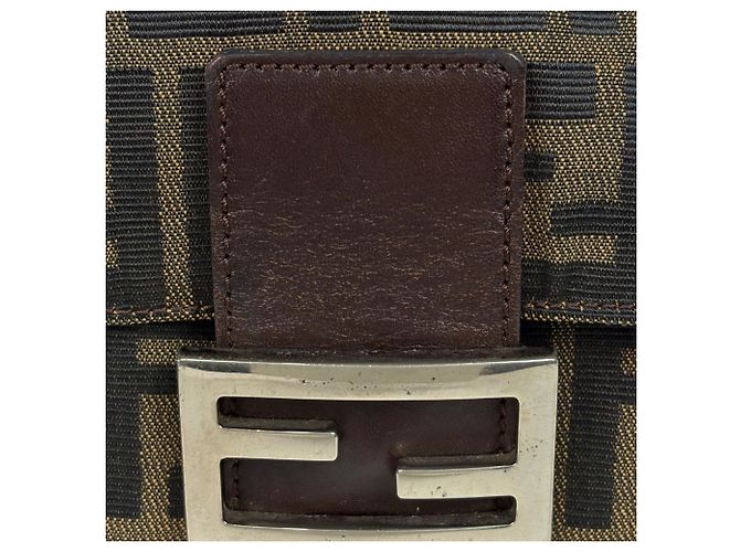 Fendi Mamma Baguette Schultertasche Braun - Ansicht 5