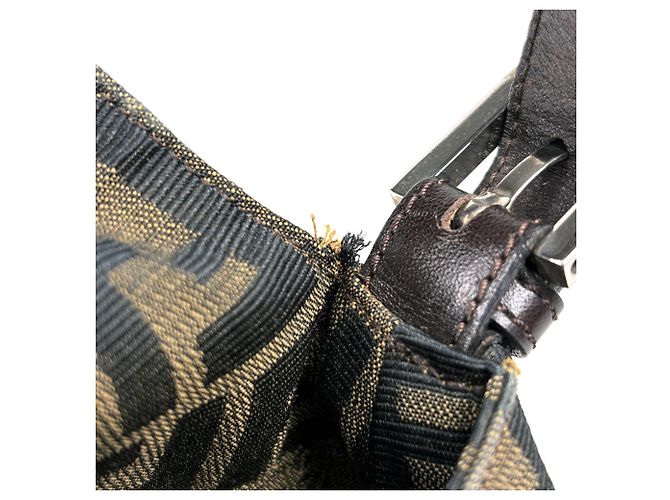 Fendi Mamma Baguette Schultertasche Braun - Ansicht 7